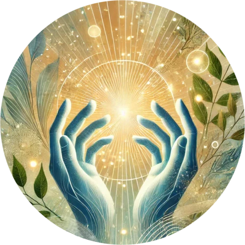 illustration des soins énergétiques avec le Reiki
