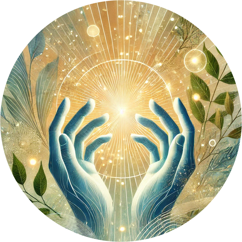 illustration des soins énergétiques avec le Reiki